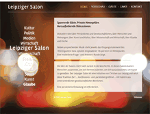 Tablet Screenshot of leipzigersalon.de